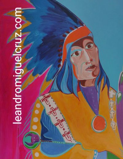 Native American Acrylic Painting